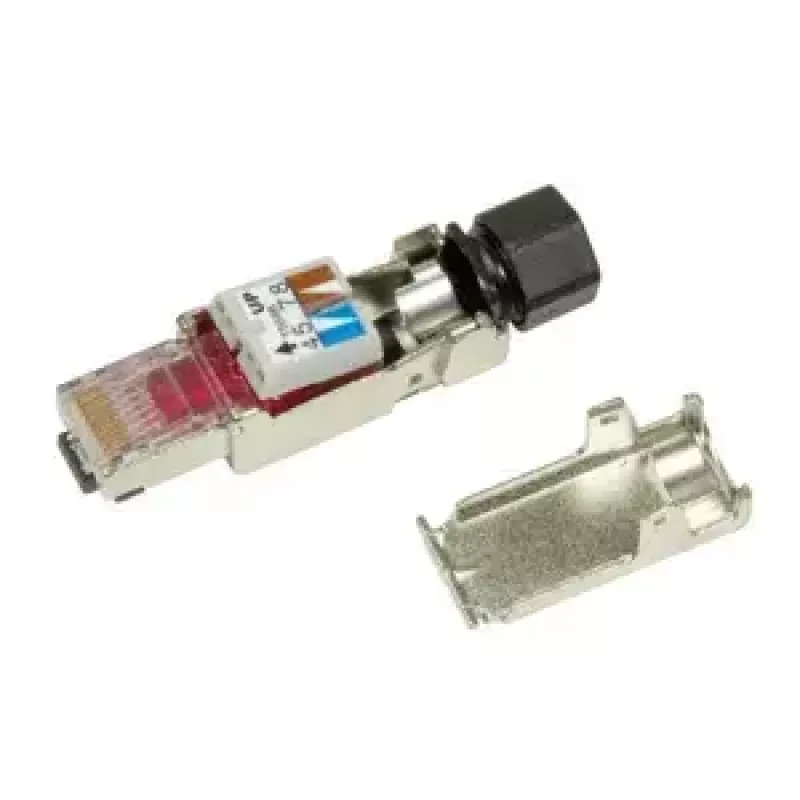 LogiLink MP0040 ficha RJ45 Cat.6A, montável no local