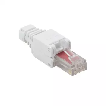 Cabo de rede LogiLink MP0025 ficha RJ-45 macho branco