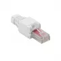 LogiLink MP0025 Ficha modular RJ45 Cat.6 UTP, sem ferramentas, branco