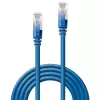 Cabo de rede Lindy Cat.6 SSTP S/FTP PIMF Premium 2m azul