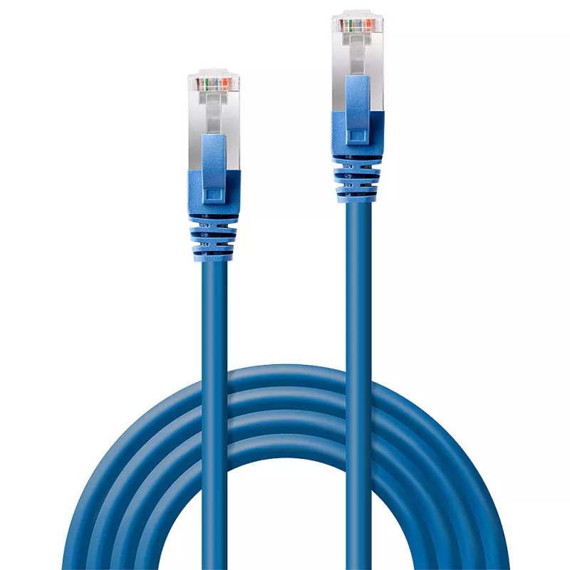Cabo de rede Lindy Cat.6 SSTP S/FTP PIMF Premium 2m azul