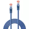 Cabo de rede Lindy 47351 Cat6 S/FTP, 0,5 m, azul