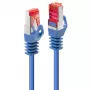 Cabo de rede Lindy 47352 Cat6 S/FTP, 1 m, azul