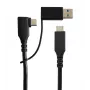 Microconnect USB3.1CC1MDE Cabo USB USB 3.2 Gen 1 (3.1 Gen 1) 1 m USB C preto