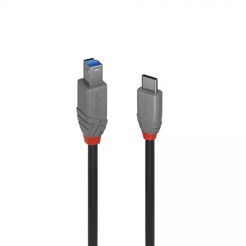 Cabo Lindy USB 3.2 Type-C para B, 1 m, Anthra Line