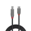 Cabo Lindy USB 3.2 Type-C para B, 1 m, Anthra Line