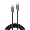 Cabo Lindy USB 2.0 Type-C para Micro-B, 3 m, Anthra Line