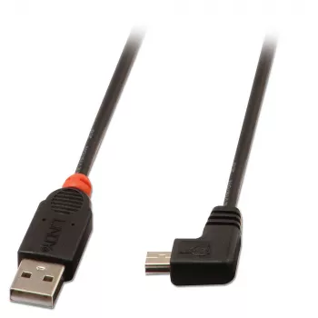 Cabo USB Lindy USB2.0 A/Mini-B 90° 0,5m