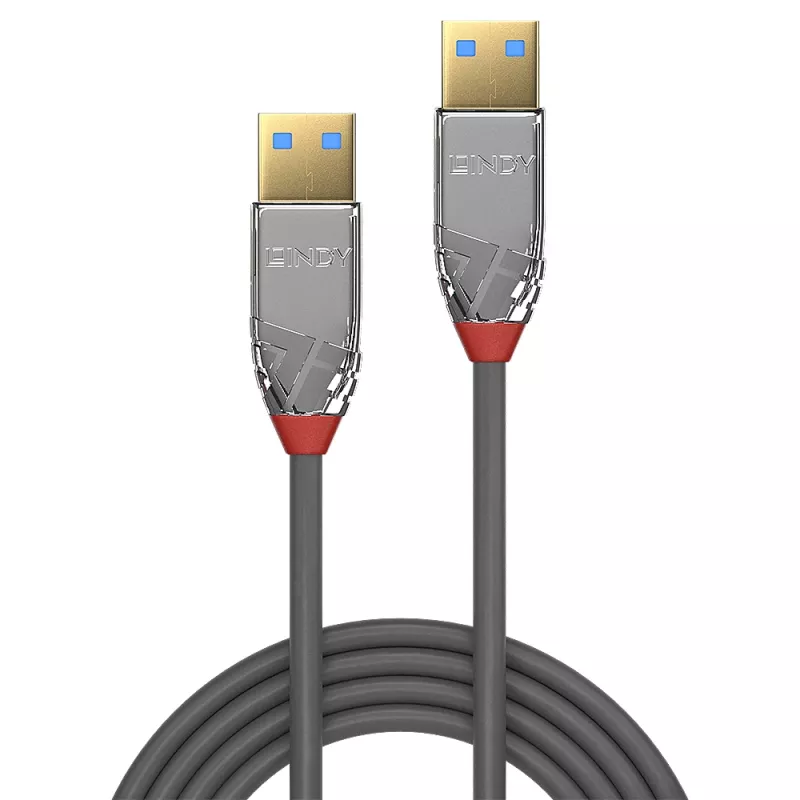 Cabo USB Lindy 36626 USB 3.2 Gen 1 (3.1 Gen 1) 1 m USB A cinzento