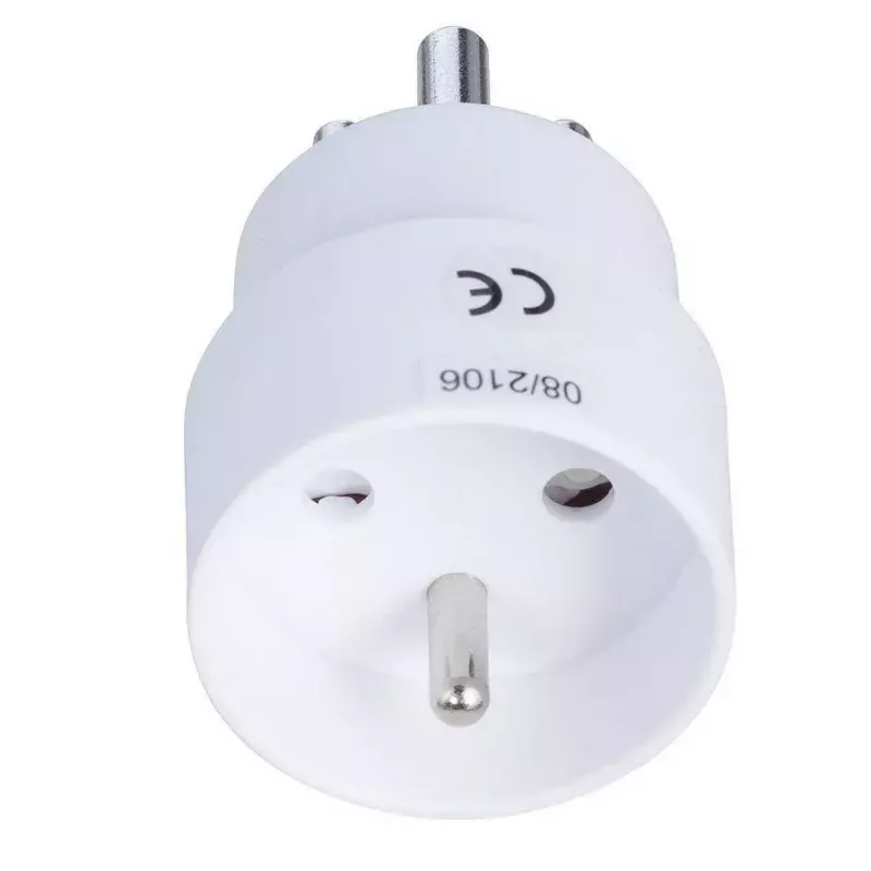 Adaptador de rede Microconnect GRUPADK tipo K (DK) tipo E (FR) branco