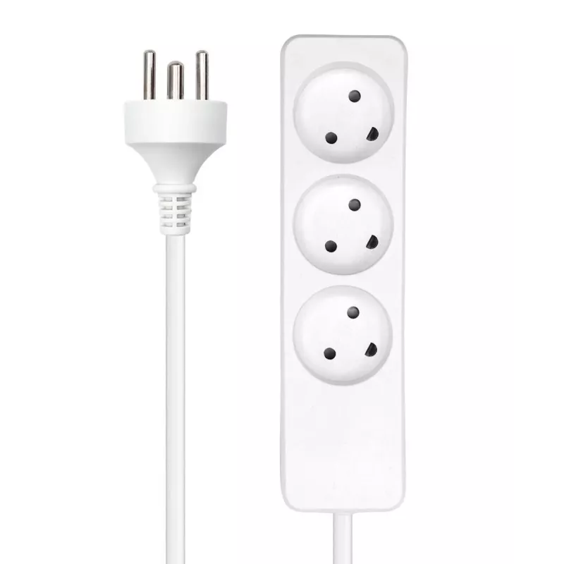 Extensão elétrica Microconnect MC-GRU0350DK 5 m 3 tomadas AC interior branco