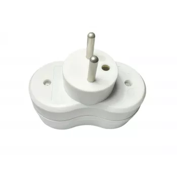 Interruptor de tomada MicroConnect MC-PLUGOOEU1+2FRW Type EU