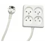 Extensão elétrica Microconnect MC-PSSQUARE040150FRW 1,5 m 4 tomadas AC interior branco