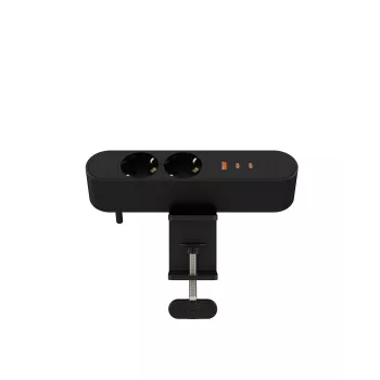 Régua de tomadas de secretária MicroConnect MC-MDPS-EU2-67W — 2 tomadas, 67 W de potência total