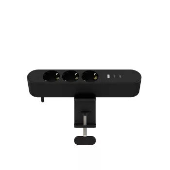 Régua de tomadas Multi Desktop MicroConnect MC-MDPS-EU3-30W — 3 tomadas, 30 W