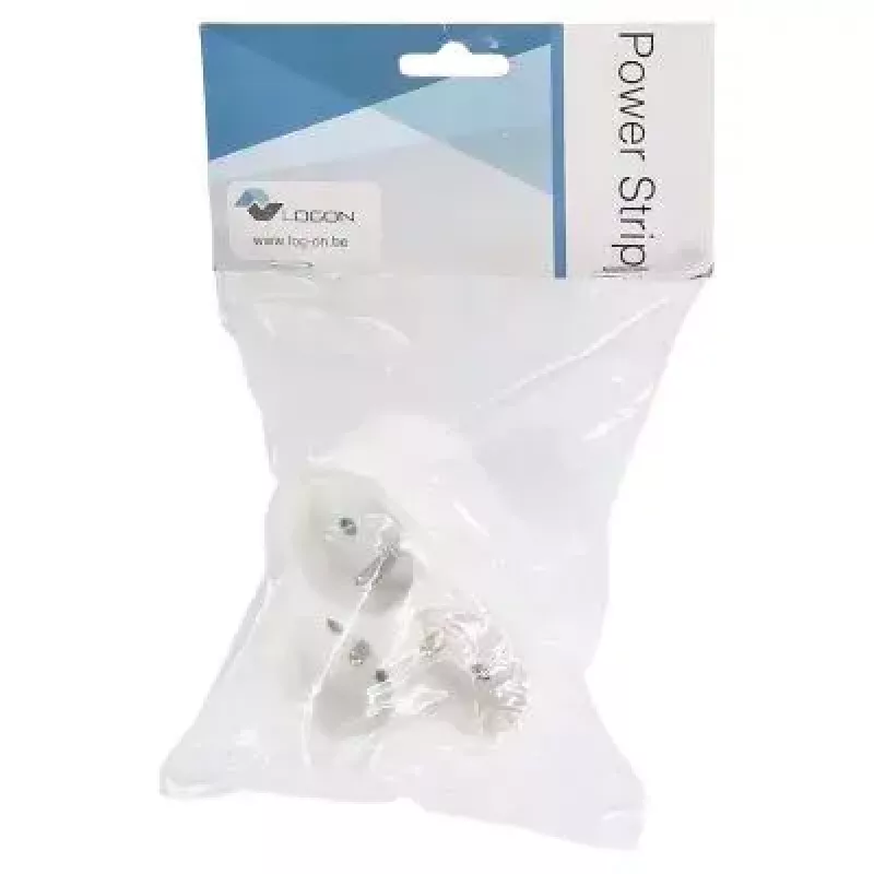 Distribuidor de energia LOGON LPS150 3 tomadas AC para interior branco