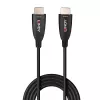 Cabo HDMI híbrido de fibra ótica Lindy 40m 8K60 48 Gbit/s preto