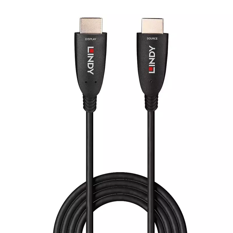 Cabo HDMI híbrido de fibra ótica Lindy 50m 8K60