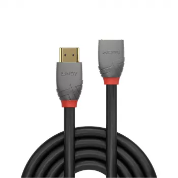 Cabo de extensão HDMI High Speed Lindy 0,5 m, Anthra Line