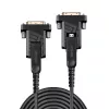 Cabo Micro-HDMI híbrido de fibra ótica Lindy 70m 18G com fichas HDMI e DVI removíveis