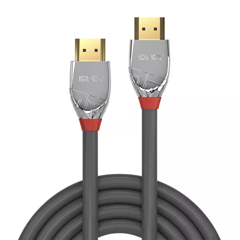 Cabo HDMI High Speed Lindy 3m, Cromo Line