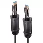 Lindy 38527 cabo HDMI 8K60 híbrido de fibra ótica armado, 10 m