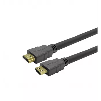 Cabo HDMI Vivolink PRO COM PINO DE BLOQUEIO, 7,5 m, HDMI Type-A (Standard), HDMI Type-A (Standard), 4096 x 2160 píxeis, 3D, preto