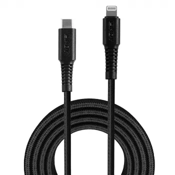 Cabo USB Type-C para Lightning reforçado Lindy 3 m