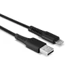 Cabo USB para Lightning Lindy 1 m, preto