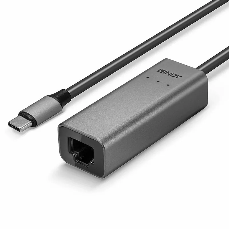 Adaptador Ethernet Lindy USB 3.2 Type-C 2.5G 43314