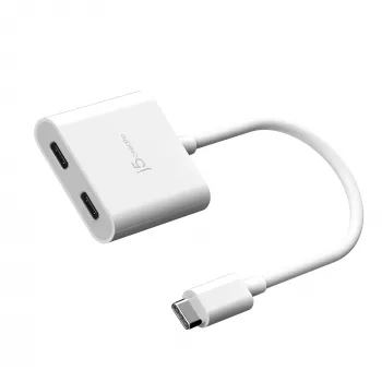 Adaptador USB-C para duplo USB-C j5create JCA164-N 3840x2160 240Hz
