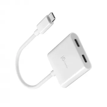 Adaptador USB-C para duplo USB-C j5create JCA164-N 3840x2160 240Hz