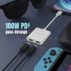 Adaptador USB-C para duplo USB-C j5create JCA164-N 3840x2160 240Hz