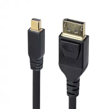Cabo Mini DisplayPort para DisplayPort 1.4 StarTech.com 3 m - 8K 60Hz/4K 120Hz HBR3 HDR, cabo UHD mDP para DP 1.4, cabo de monitor/vídeo Ultra HD