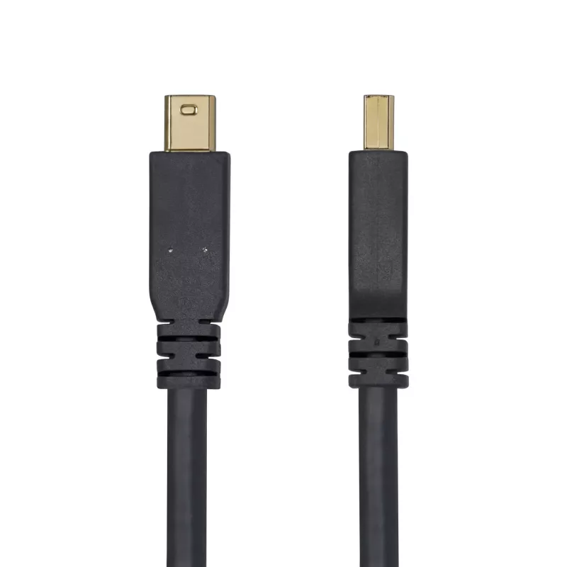 Cabo Mini DisplayPort para DisplayPort 1.4 StarTech.com 3 m - 8K 60Hz/4K 120Hz HBR3 HDR, cabo UHD mDP para DP 1.4, cabo de monitor/vídeo Ultra HD