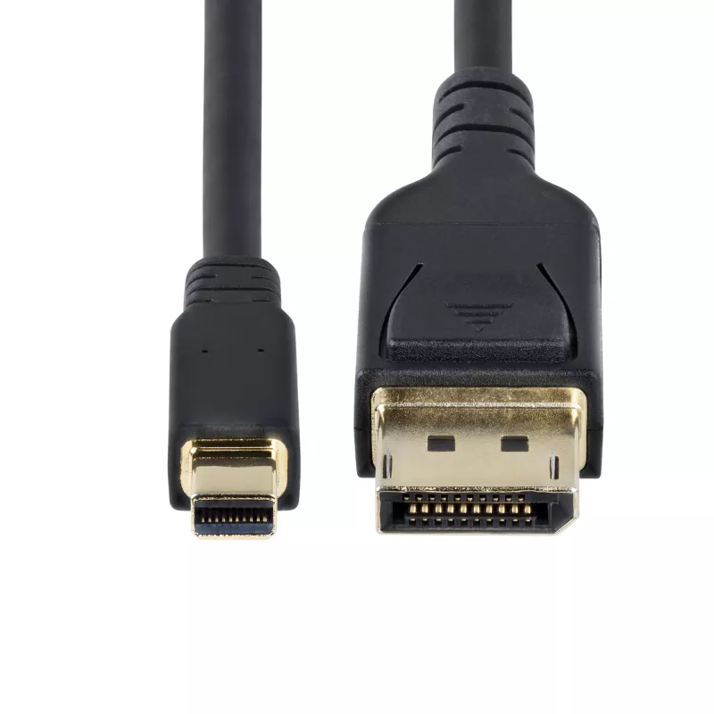 Cabo Mini DisplayPort para DisplayPort 1.4 StarTech.com 3 m - 8K 60Hz/4K 120Hz HBR3 HDR, cabo UHD mDP para DP 1.4, cabo de monitor/vídeo Ultra HD