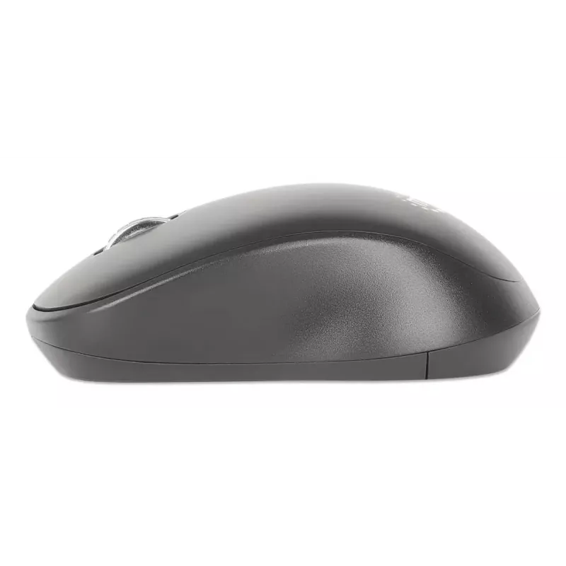 Teclado Manhattan 180771 sem fios QWERTY preto rato incluído