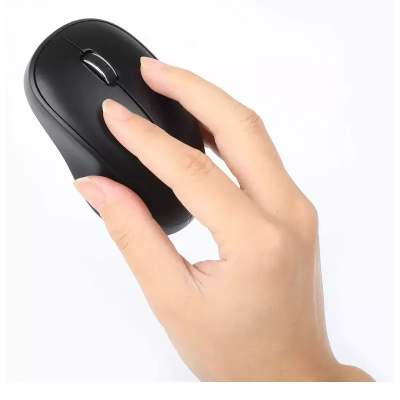Teclado Manhattan 180771 sem fios QWERTY preto rato incluído