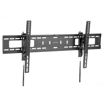 Suporte de TV e monitor Manhattan, antivandalismo, inclinação de parede, 43-100, preto, VESA 200x200 até 800x400 mm, máx. 75 kg
