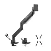 Manhattan Suporte de secretária para 1 monitor de 17-57 polegadas, 27 kg, com portas USB