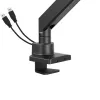 Manhattan Suporte de secretária para 1 monitor de 17-57 polegadas, 27 kg, com portas USB