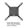 Manhattan Suporte de secretária para 1 monitor de 17-57 polegadas, 27 kg, com portas USB
