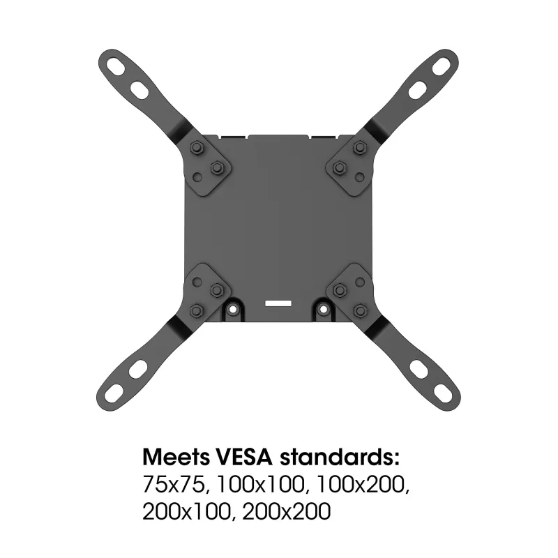 Manhattan Suporte de secretária para 1 monitor de 17-57 polegadas, 27 kg, com portas USB