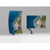 Manhattan Suporte de secretária para 1 monitor de 17-57 polegadas, 27 kg, com portas USB