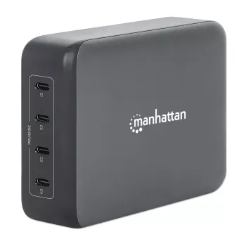 Carregador Manhattan quatro portas USB-C PD 140W por porta 240W total