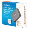 Manhattan 102667 estação de carregamento GaN USB Power Delivery de 4 portas, 240 W