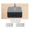 Manhattan 102667 estação de carregamento GaN USB Power Delivery de 4 portas, 240 W