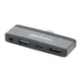 Docking station USB-C Travel Dock Manhattan 190404 4 portas HDMI USB-A USB-C 3,5 mm