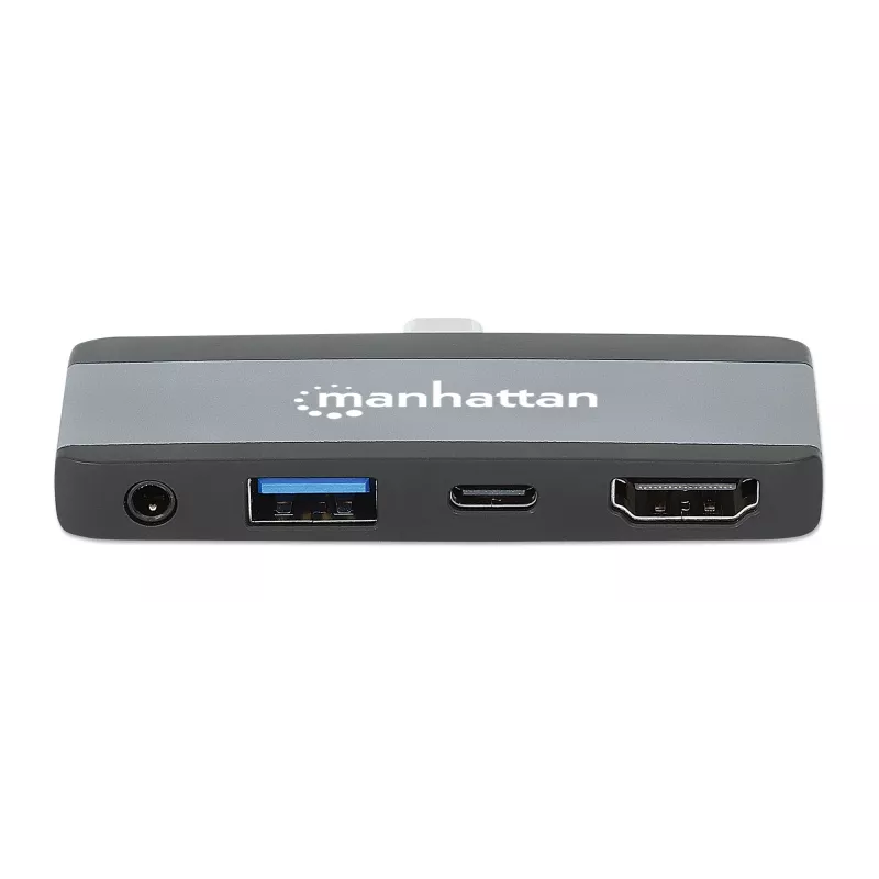 Docking station USB-C Travel Dock Manhattan 190404 4 portas HDMI USB-A USB-C 3,5 mm