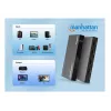 Comutador HDMI 3x1 MANHATTAN 18G Automático Manual com telecomando IR Preto